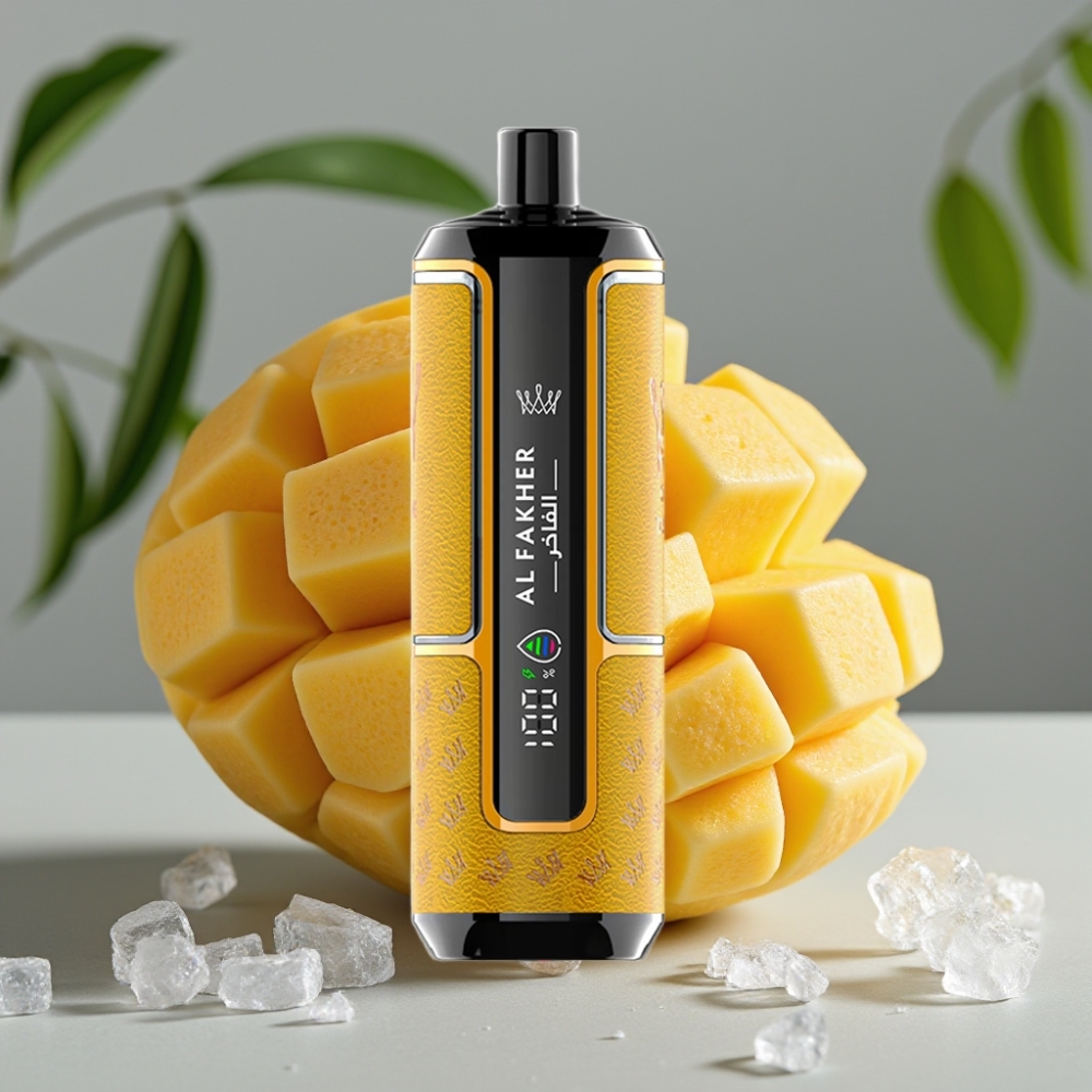 Al Fakher Crown Bar 15K Hypermax Disposable Vape Kit Mango IJs - 22ml, 600mAh, Type-C