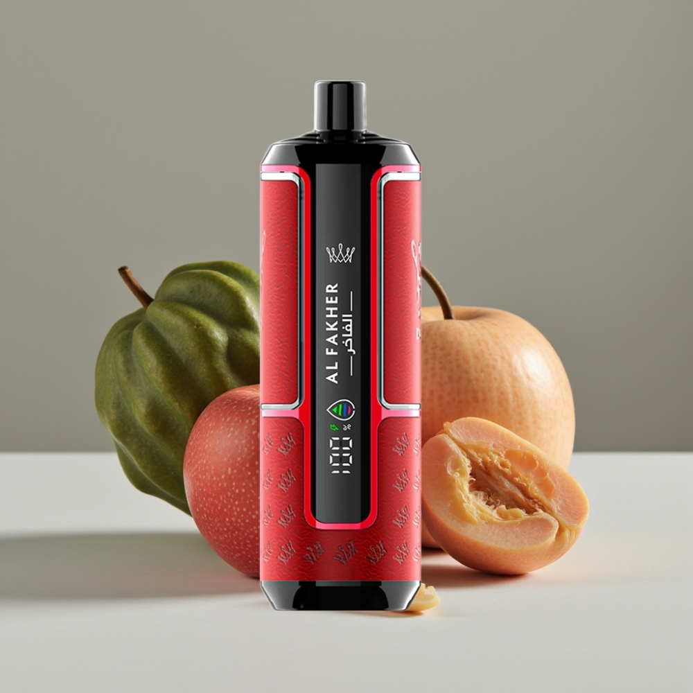 Al Fakher Crown Bar 15K Hypermax Wegwerp Vape Kit Twee Appel – 22ml, 600mAh, Type-C