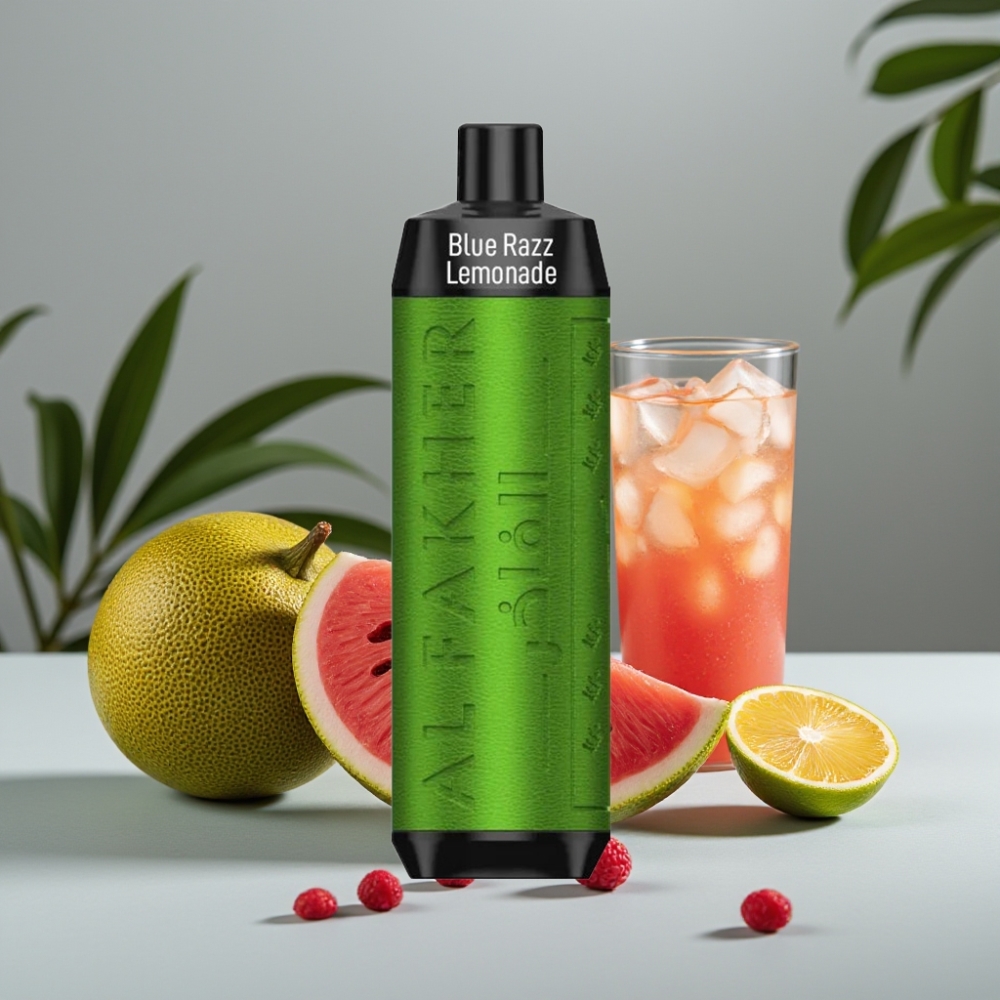 Al Fakher Crown Bar 8000 Crystal Wegwerp Vape Blauwe Razz Lemonade – 18ml, 5mg, 600mAh
