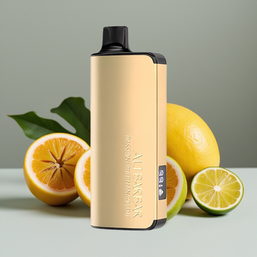 Alibarbar Ingot 9000 Puffs Disposable Vape Passievrucht Mango Limoen 22ml 2350mAh