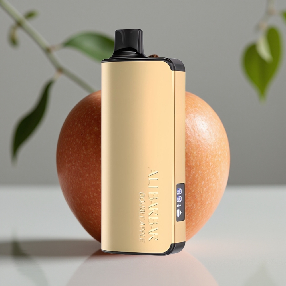 vape wholesale Suomi Alibarbar Ingot 9000 Puffs 22ml 2350mAh Dubbel Appel 1.2 Ohm