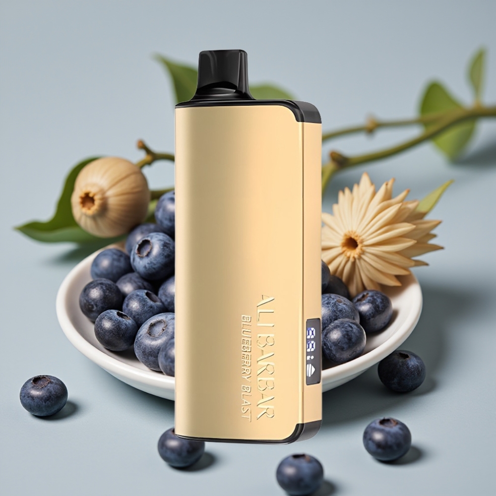 vape wholesale Suomi Alibarbar Ingot 9000 Puffs 22ml 2350mah Blauwe Bes