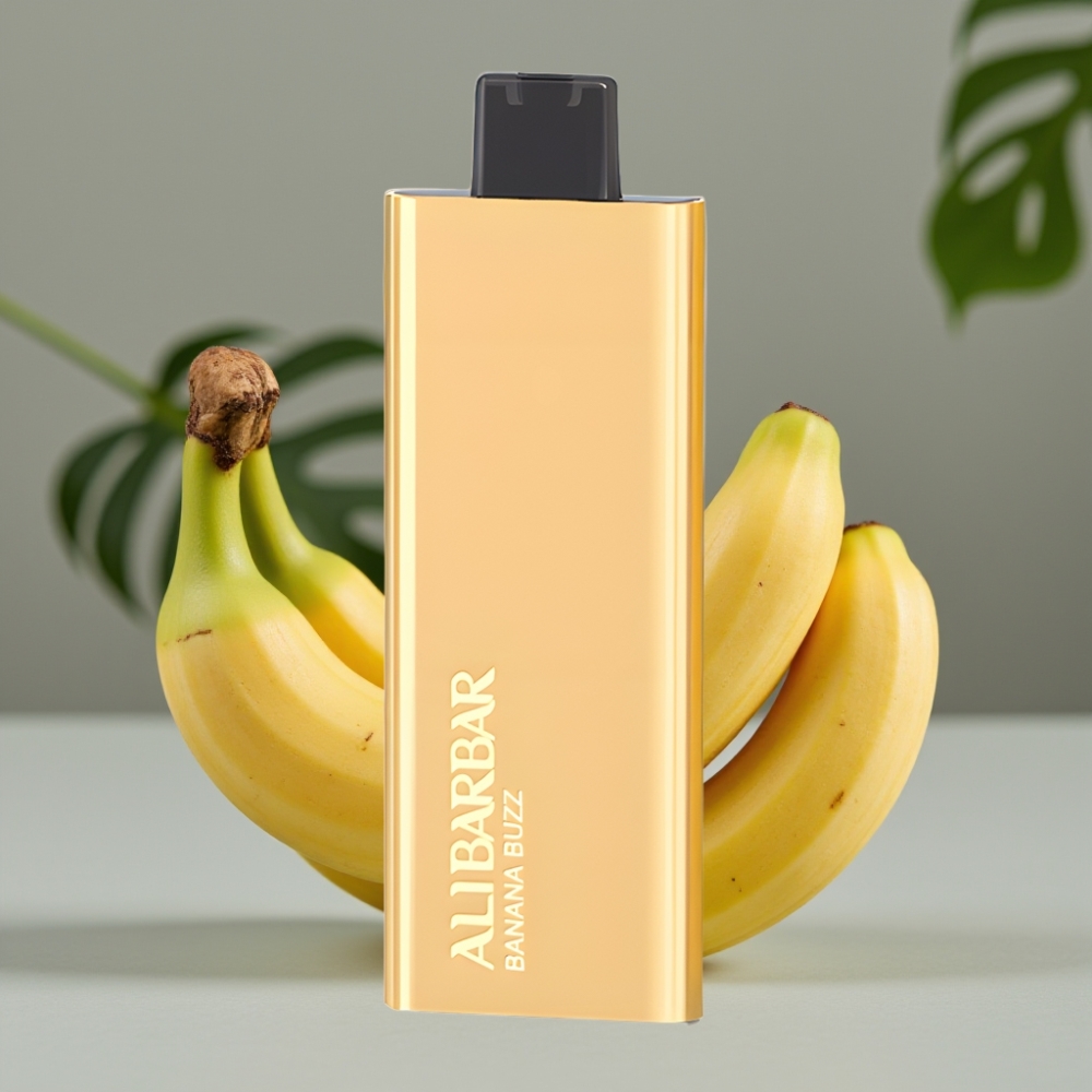 Alibarbar Pandora 7000 Puffs Disposable Vape Banana Buzz 17 ml 1.0 Ω