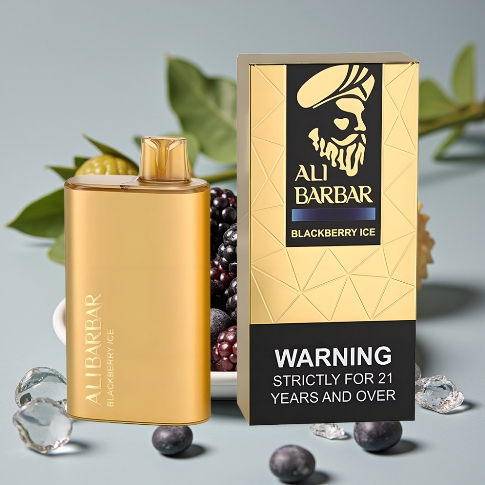 Alibarbar Rich 8000 Puffs Disposable Vape Braambes IJs 20ml 2000mAh 1.1Ohm