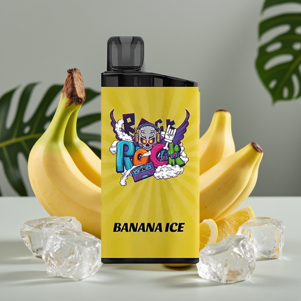 IGET Bar 3500 Puffs Banana IJs – 1400 mAh, 1.2 Ohm Mesh Coil, 78g
