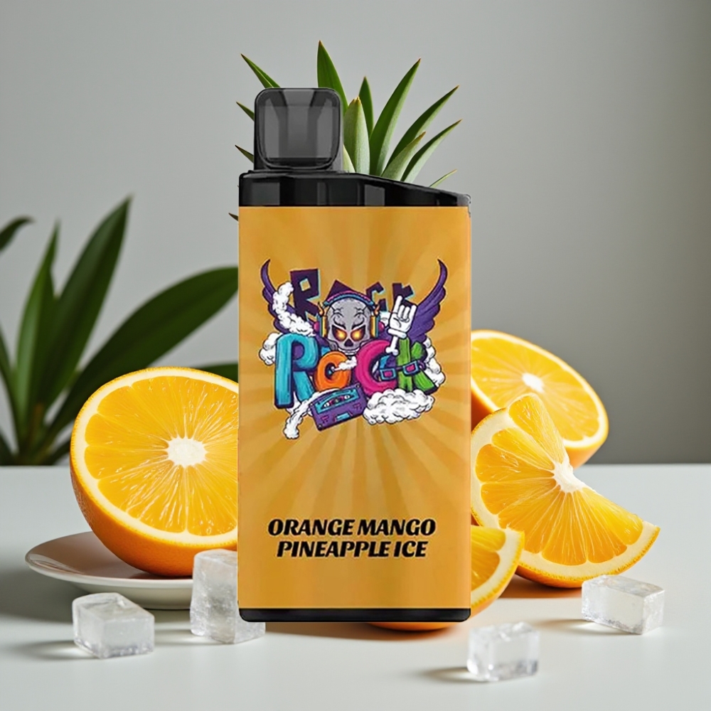 IGET Bar 3500 Puffs Disposable Vape Oranje Mango Ananas Ijs - 1400 mAh, 1.2 Ohm Mesh