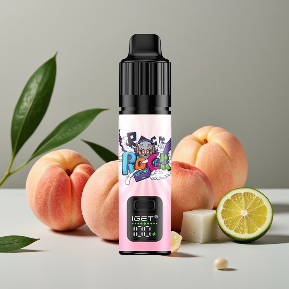 IGET BAR PLUS S3 POD 10000 Puffs Disposable Vape Perzik Lychee Limoen IJs – 18 ml, 5%, 950 mAh