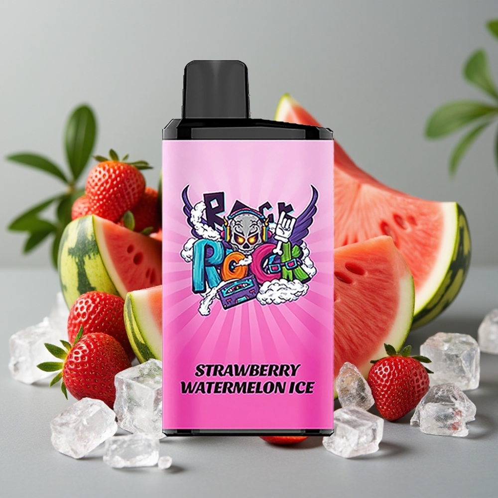IGET Bar Pro 10000 Puffs - Aardbei Watermeloen IJs - 2000 mAh, 1.2 Ohm Mesh Coil