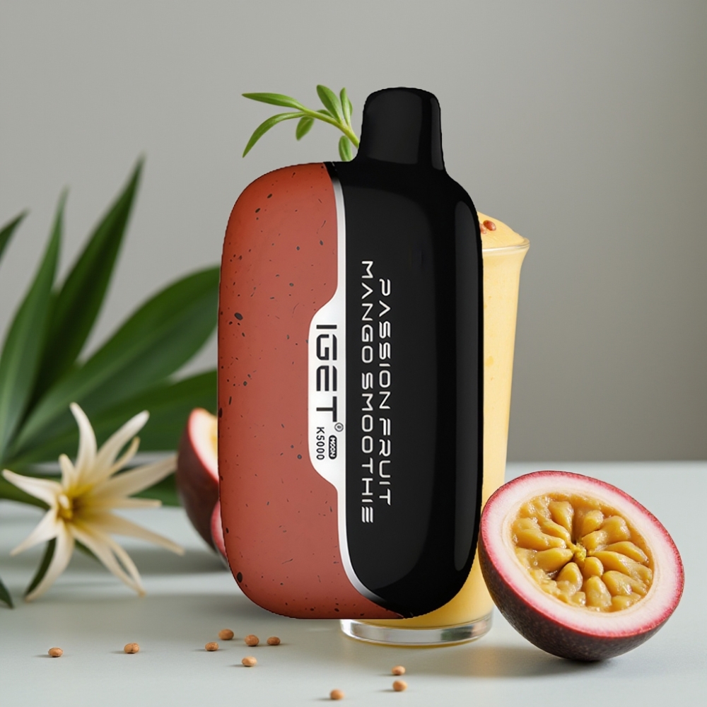 IGET Moon K5000 Puffs Disposable Vape Passievrucht Mango Smoothie 5000 Puffs 1.35 Ohm