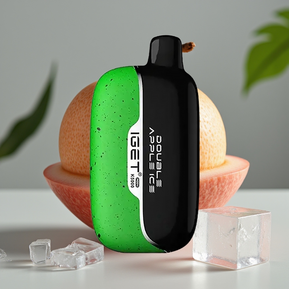 IGET Moon K5000 Puffs Dubbel Appel IJs – 5000 Puffs, 81.5 g, 1.35 Ohm Mesh