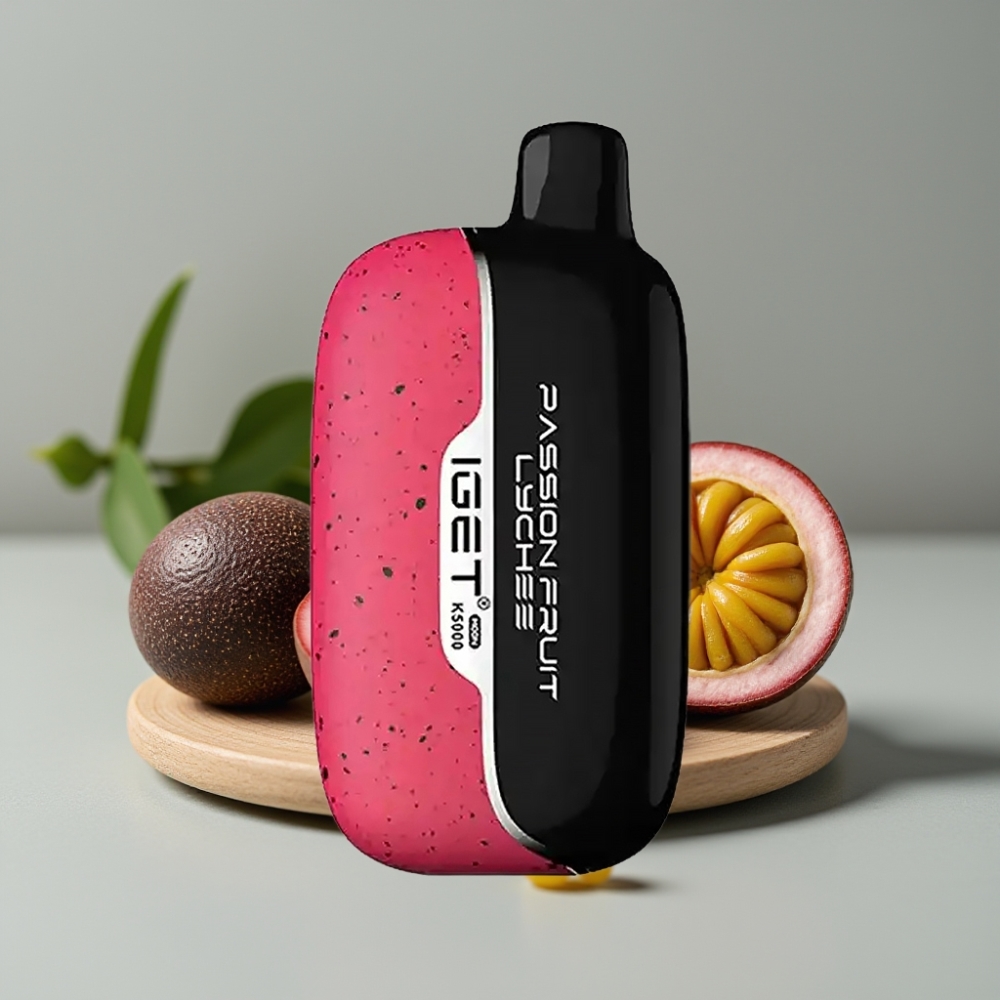 IGET Moon K5000 Puffs Passievrucht Lychee – 5000 Puffs, 1.35 Ohm Mesh, 81.5 g