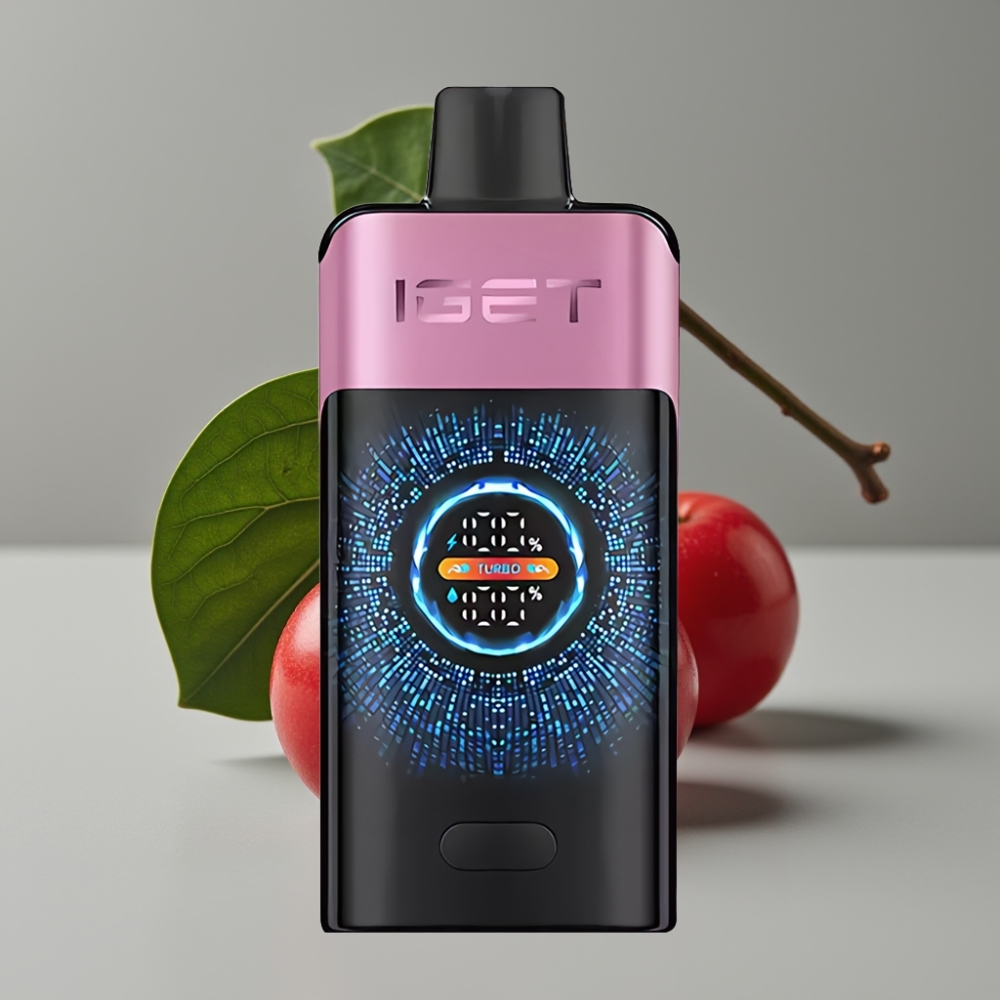 IGET ONE 12000 Puffs Disposable Vape Cherry Monster 2700 mAh 0.6 ohm Dual Mesh