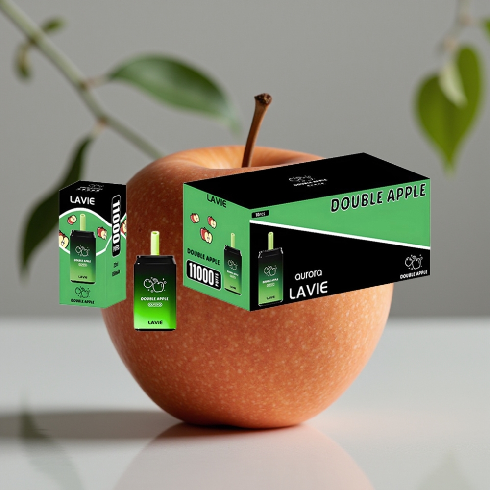 vape wholesale Suomi LAVIE Aurora 11000 Puffs Dubbel Appel 22ML 650mAh Type C