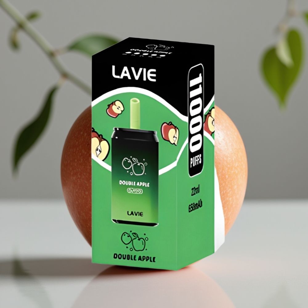 vape wholesale Suomi LAVIE Aurora 11000 Puffs Dubbel Appel 22ML 650mAh Type C