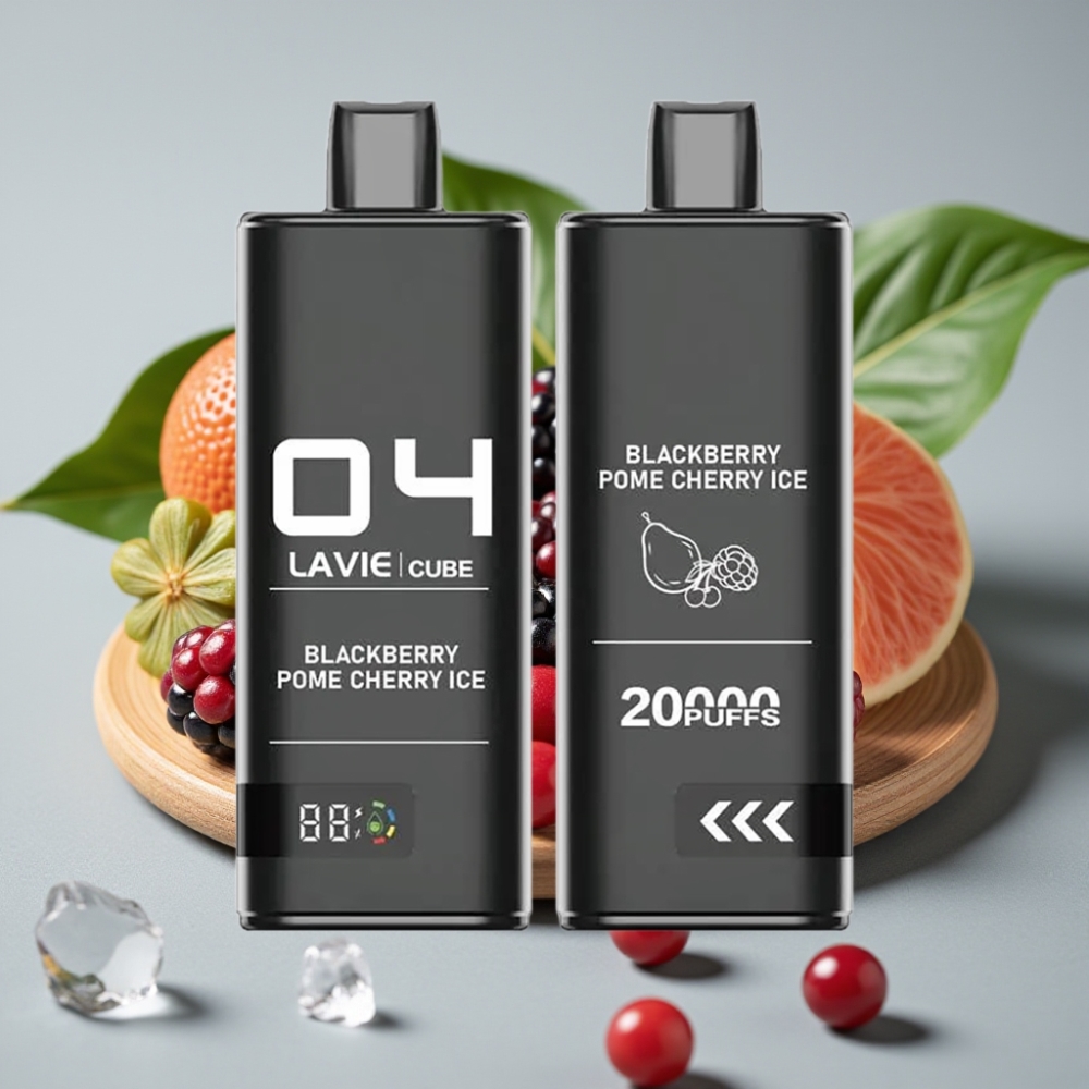 Lavie Cube 20000 Puffs Disposable Vape Bramen Granaatappel Kers IJs 28ML 5%