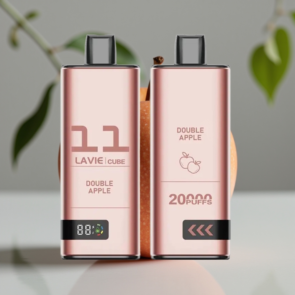 Lavie Cube 20000 Puffs Disposable Vape Dubbele Appel 28ML 5% Type C