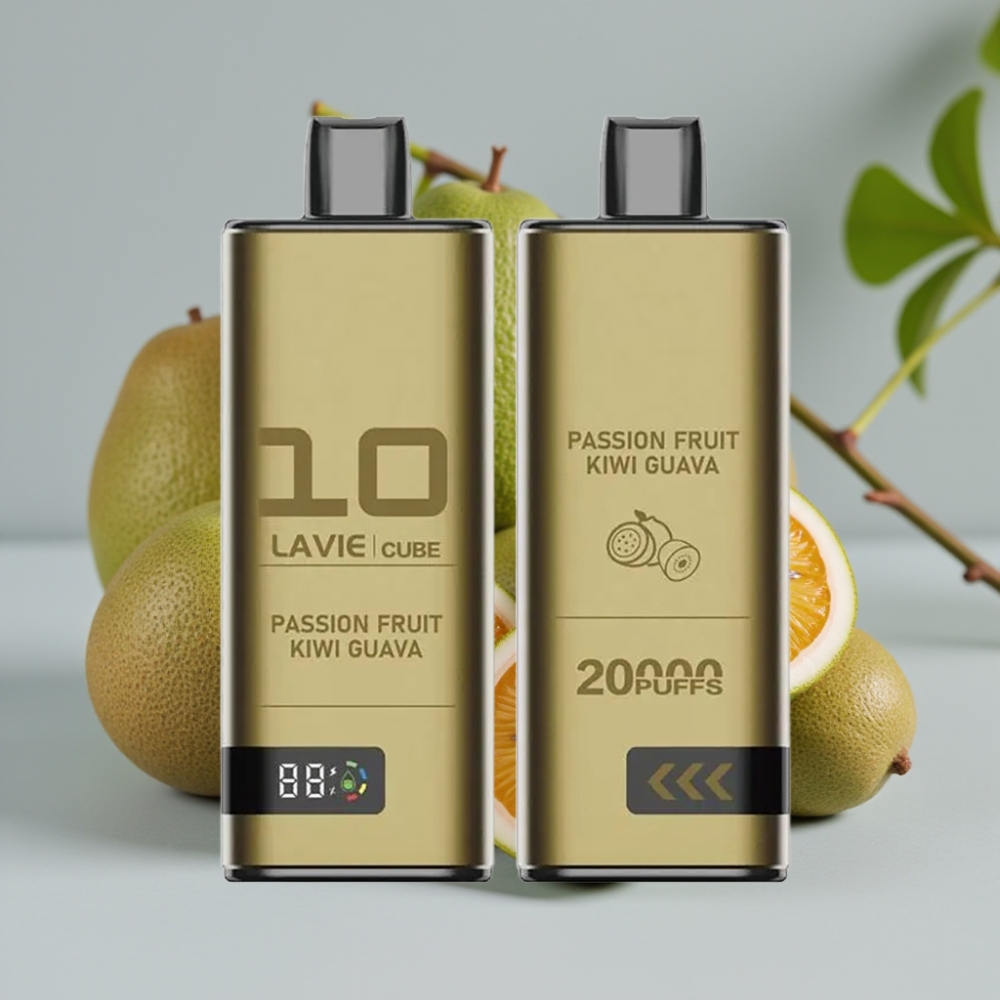 Lavie Cube 20000 Puffs Disposable Vape Passievrucht Kiwi Guave 28ML 5% Type C