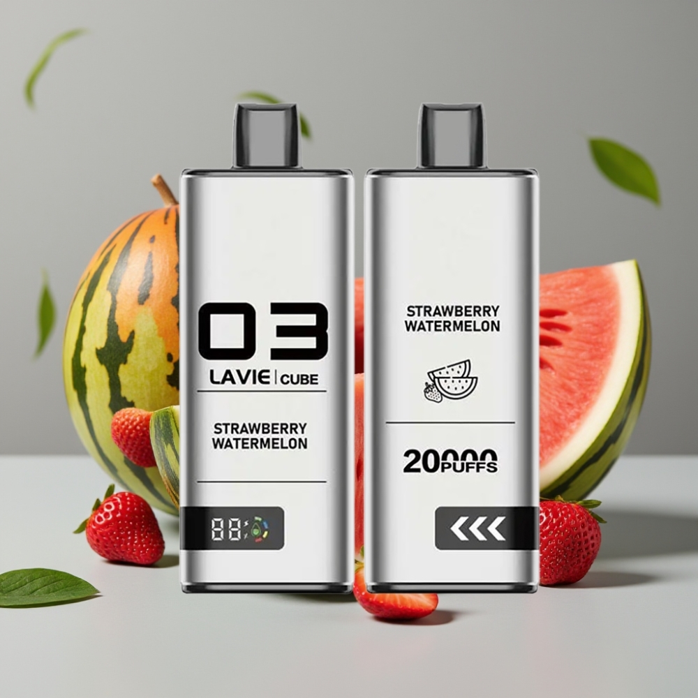 Lavie Cube 20000 Puffs Wegwerp Vape Aardbei Watermeloen 28ML 5% Type C