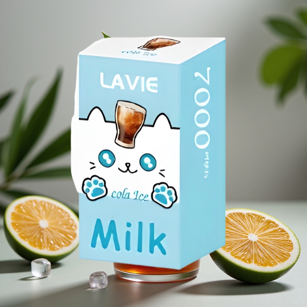 LAVIE Milk 7000 Puffs 16ML 5% Type C - Cola Ijs en Lavie Melk