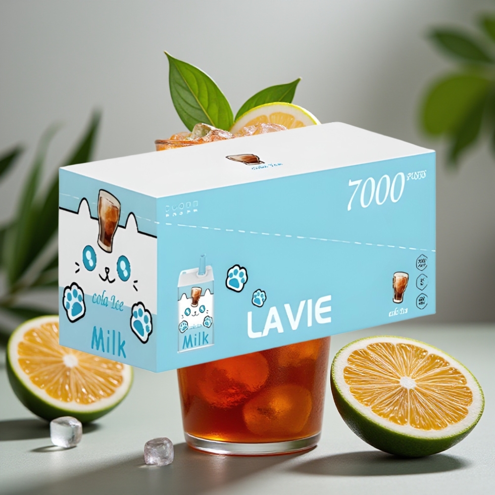 LAVIE Milk 7000 Puffs 16ML 5% Type C - Cola Ijs en Lavie Melk