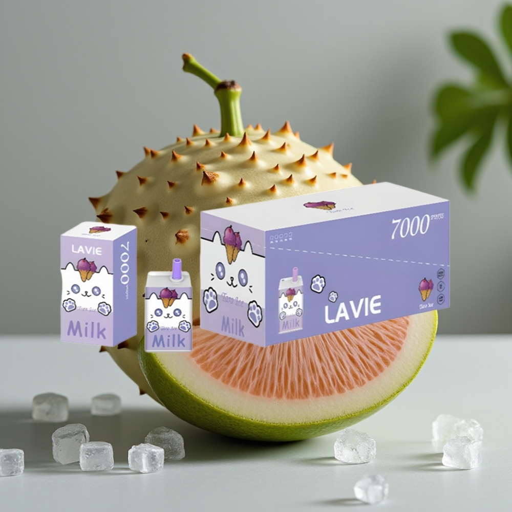 vape wholesale Suomi LAVIE Milk 7000 Puffs 16ML 600mAh Type C Taro IJs Melk