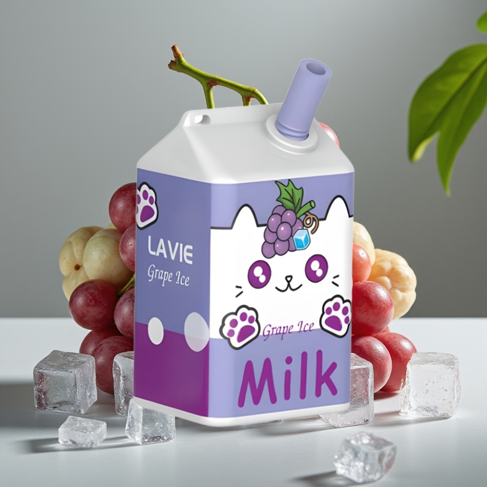 vape wholesale Suomi LAVIE Milk 7000 Puffs Druiven IJs 16ML 600mAh Type C
