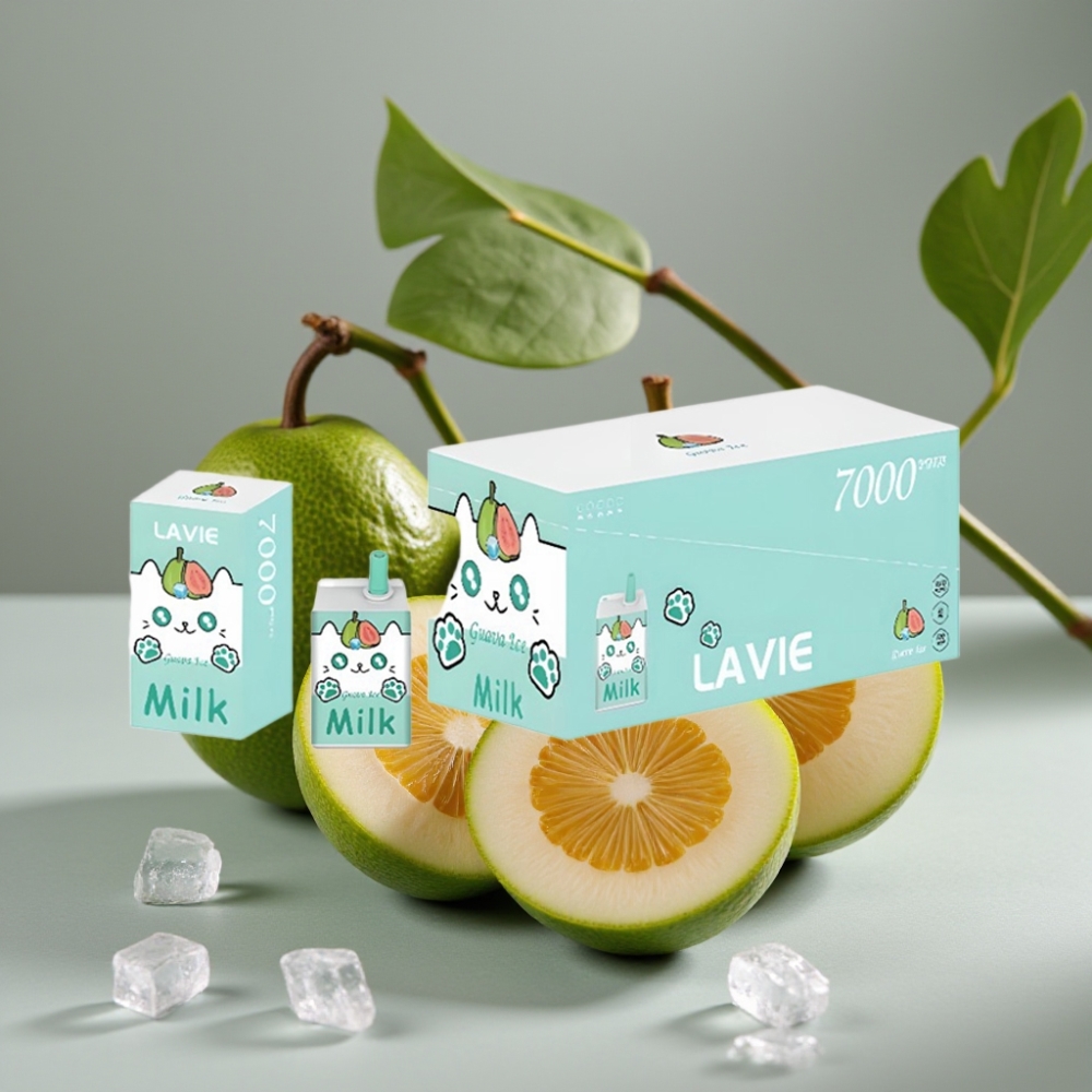 vape wholesale Suomi LAVIE Milk 7000 Puffs Guava IJs 16ML 5% Type C