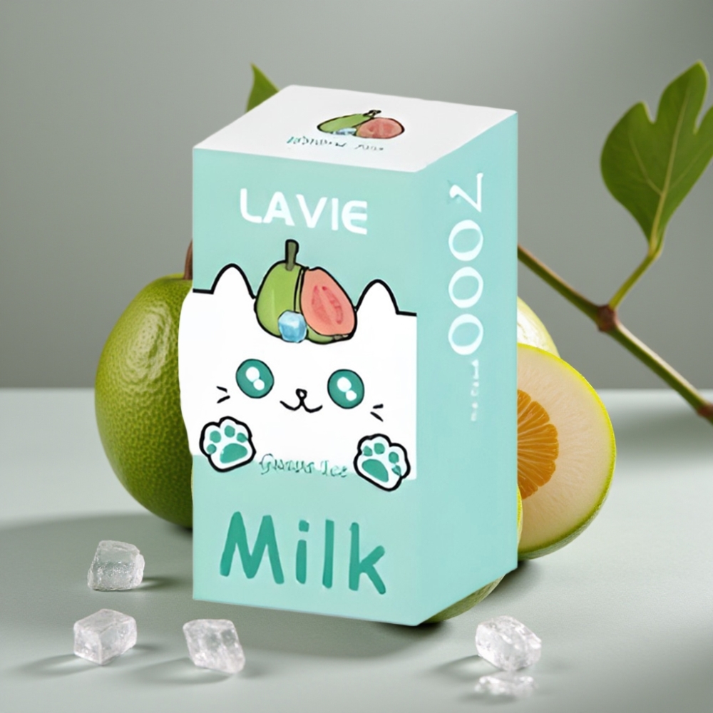 vape wholesale Suomi LAVIE Milk 7000 Puffs Guava IJs 16ML 5% Type C