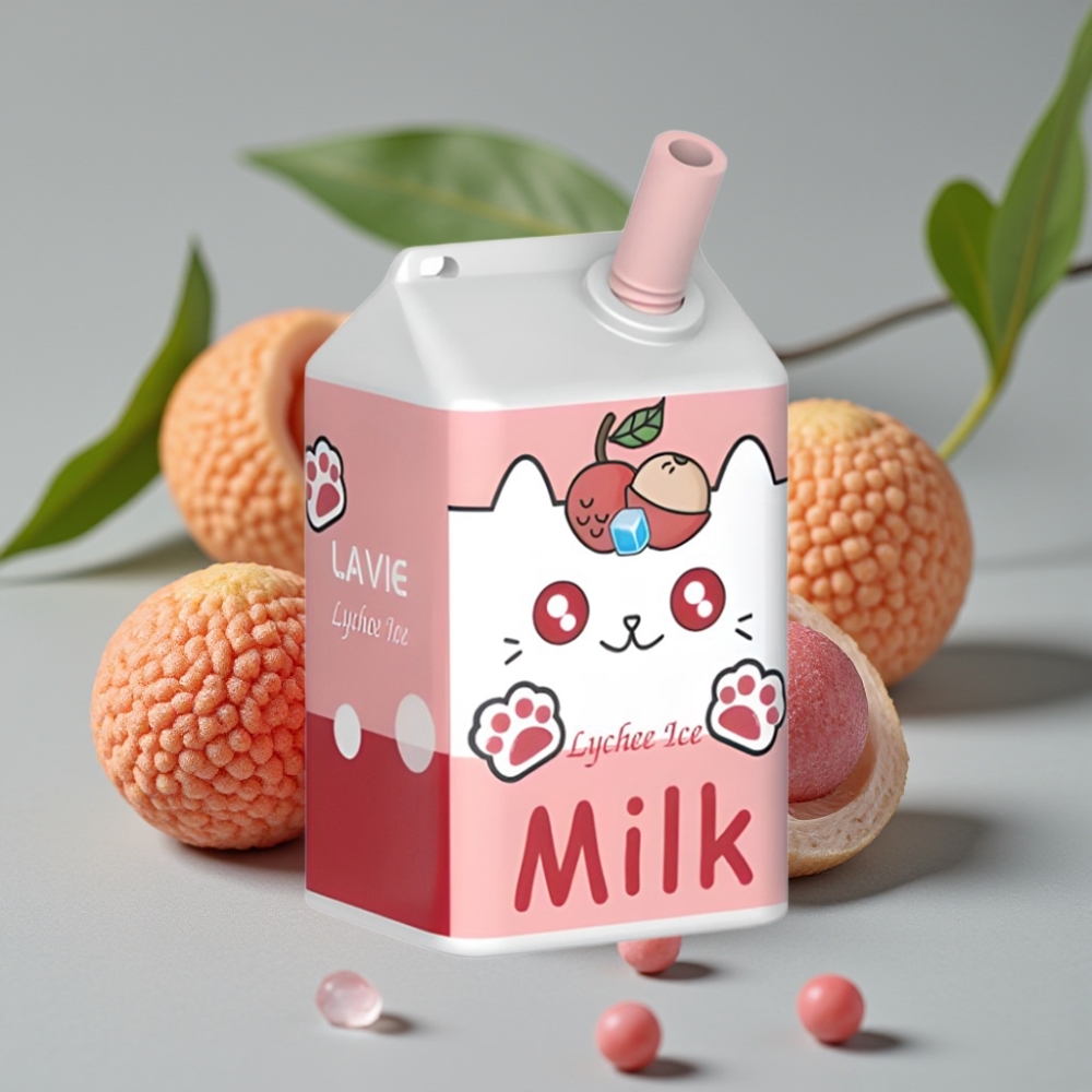 vape wholesale Suomi LAVIE Milk 7000 Puffs Lychee IJs 16ML 5% Type C
