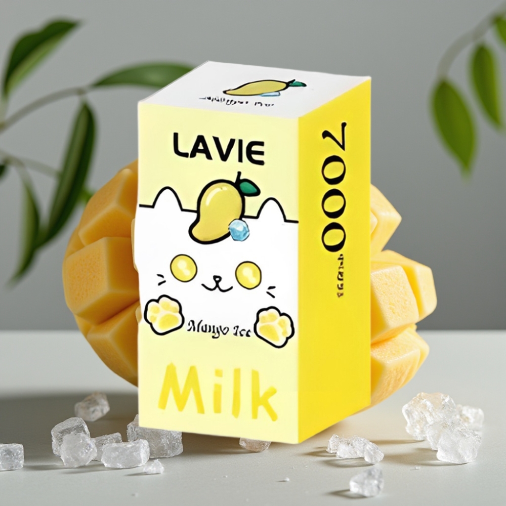 vape wholesale Suomi LAVIE Milk 7000 Puffs Mango IJs 16ML 600mAh Type C