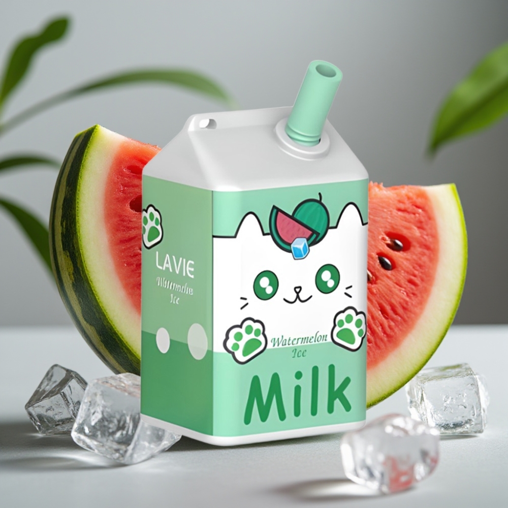 vape wholesale Suomi LAVIE Milk 7000 Puffs Watermeloen IJs 16ML 600mAh Type C