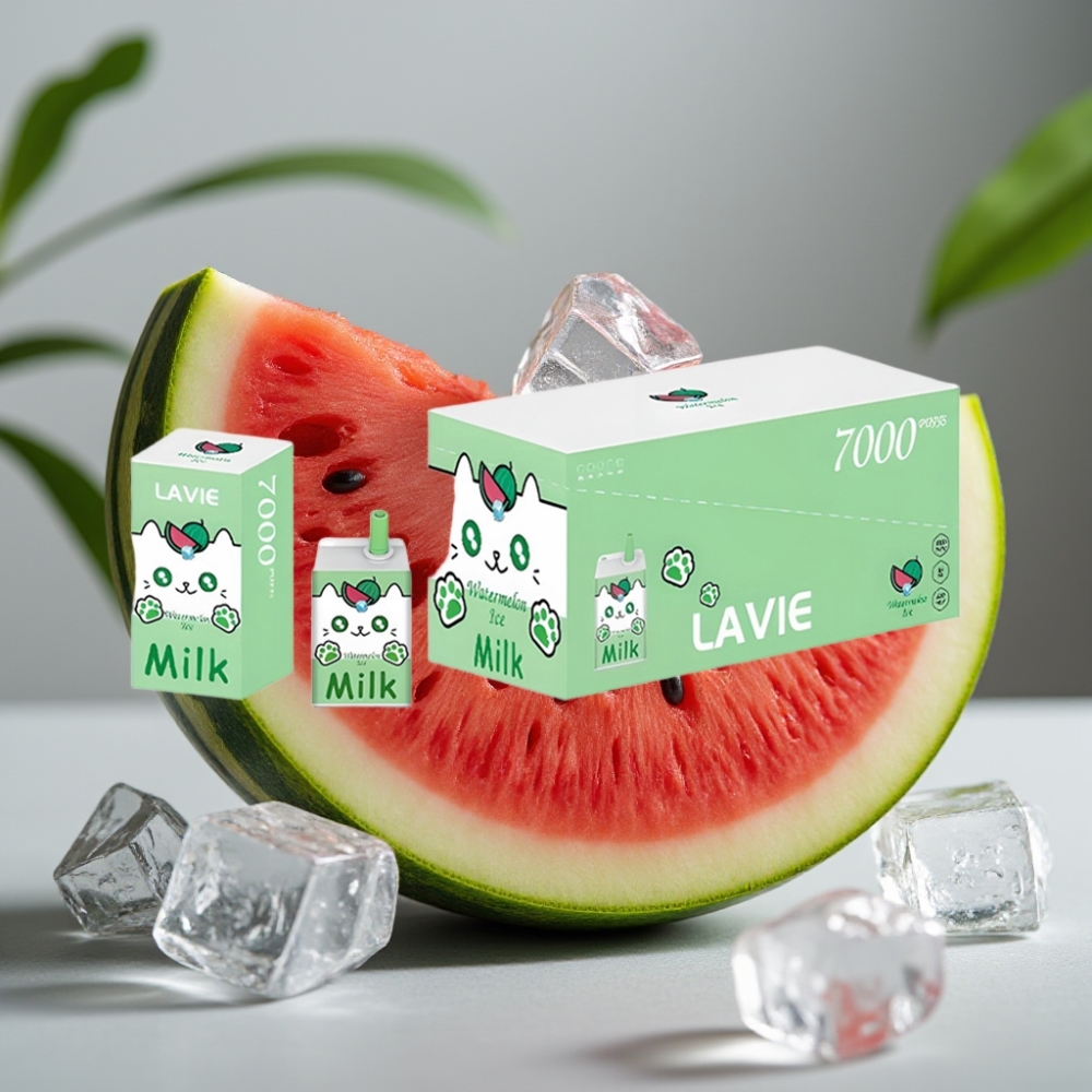 vape wholesale Suomi LAVIE Milk 7000 Puffs Watermeloen IJs 16ML 600mAh Type C