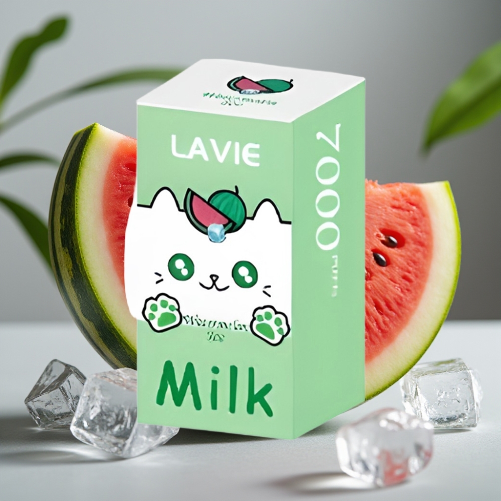 vape wholesale Suomi LAVIE Milk 7000 Puffs Watermeloen IJs 16ML 600mAh Type C