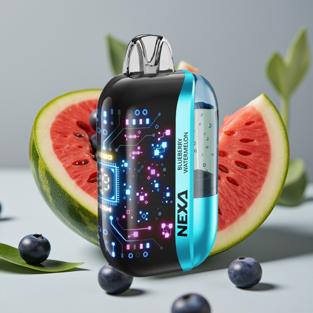 NEXA Ultra 50K Disposable Vape Blauwe Bosbes Watermeloen 20ml 5% 0.9ohm