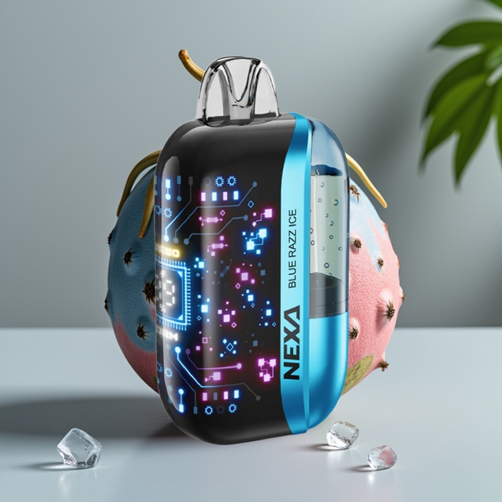 NEXA Ultra 50K Disposable Vape Blauwe Razz IJs 20ml 5% 0.9ohm