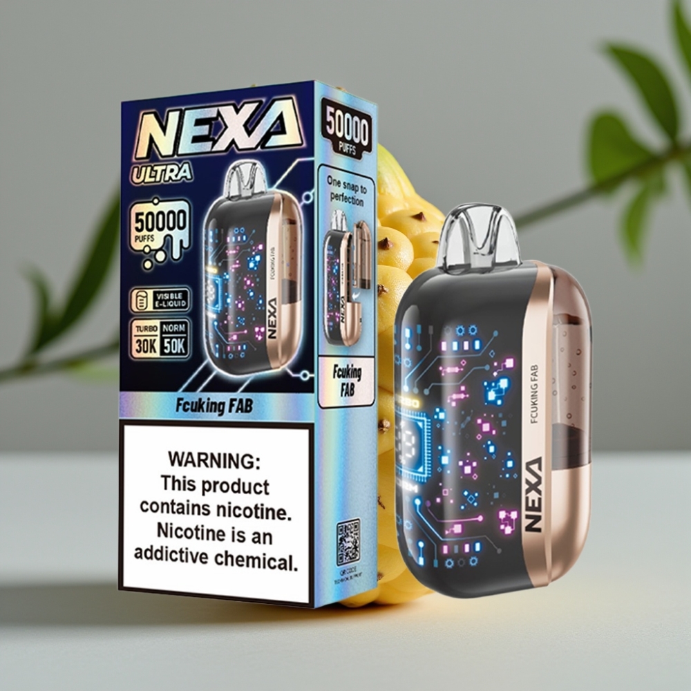 NEXA Ultra 50K Disposable Vape Fcuking Fab 20ml 5% 0.9ohm Type-c