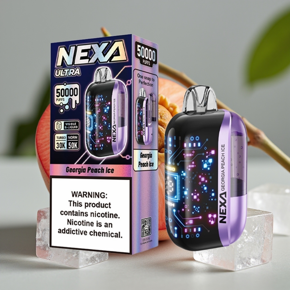 NEXA Ultra 50K Disposable Vape Georgische Perzik IJs 50000 puff 20ml 5%