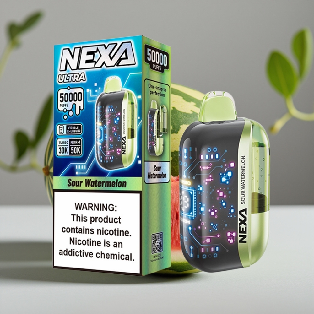 NEXA Ultra 50K Disposable Vape Zure Watermeloen 50000 puffs 20ml 5%