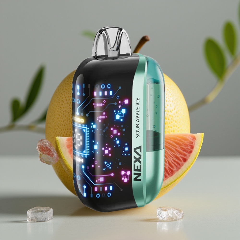 vape wholesale Suomi NEXA Ultra 50K Wegwerp Vape Zuur Appel IJs 20ml 5% 0.9ohm