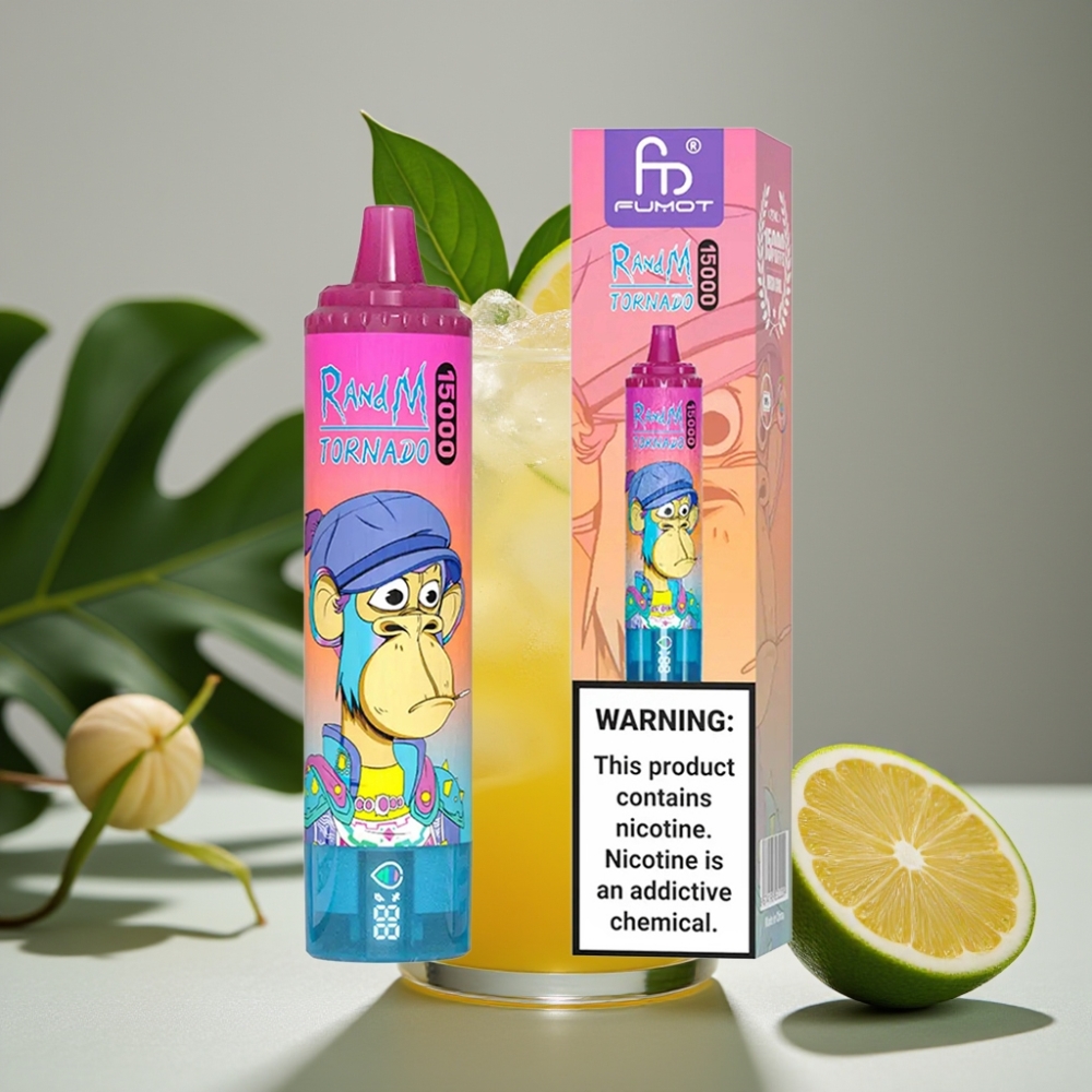 Fumot RandM Tornado 15000 Puffs 25ml 850mAh 0.9 Ohm Mesh Limonade