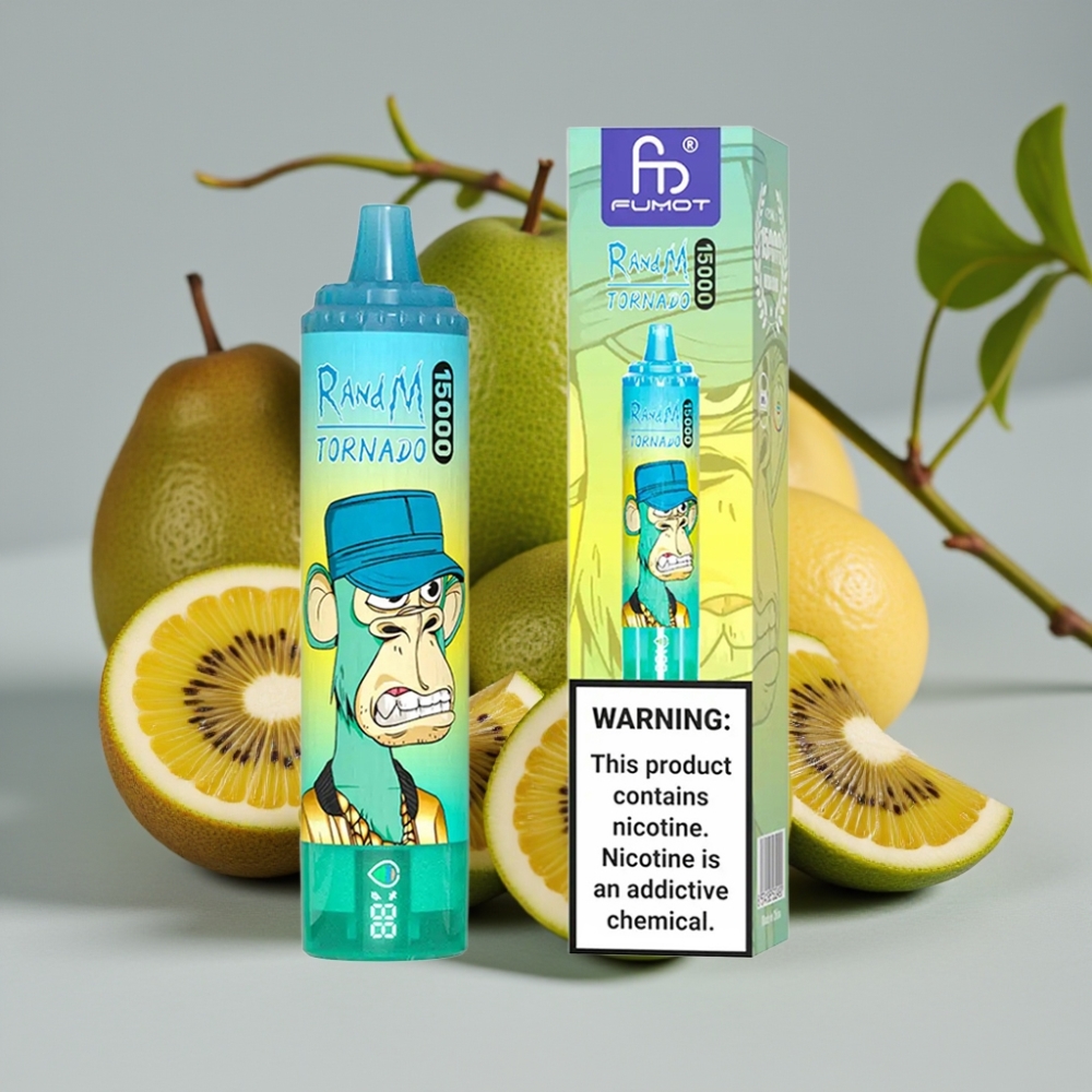 Fumot RandM Tornado 15000 Puffs 25ml 850mAh Kiwi Passievrucht Guave