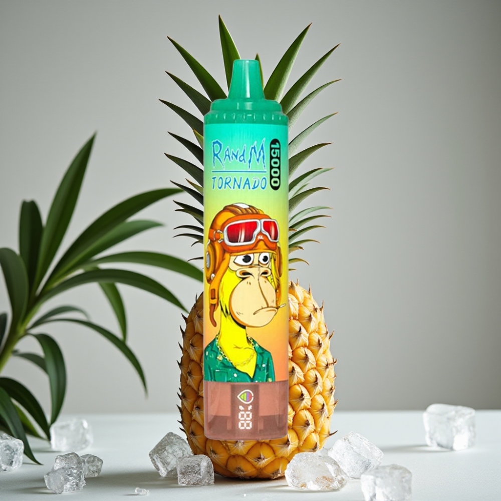 Fumot RandM Tornado 15000 Puffs Pineapple Ice 25ml 850mAh Mesh Coil