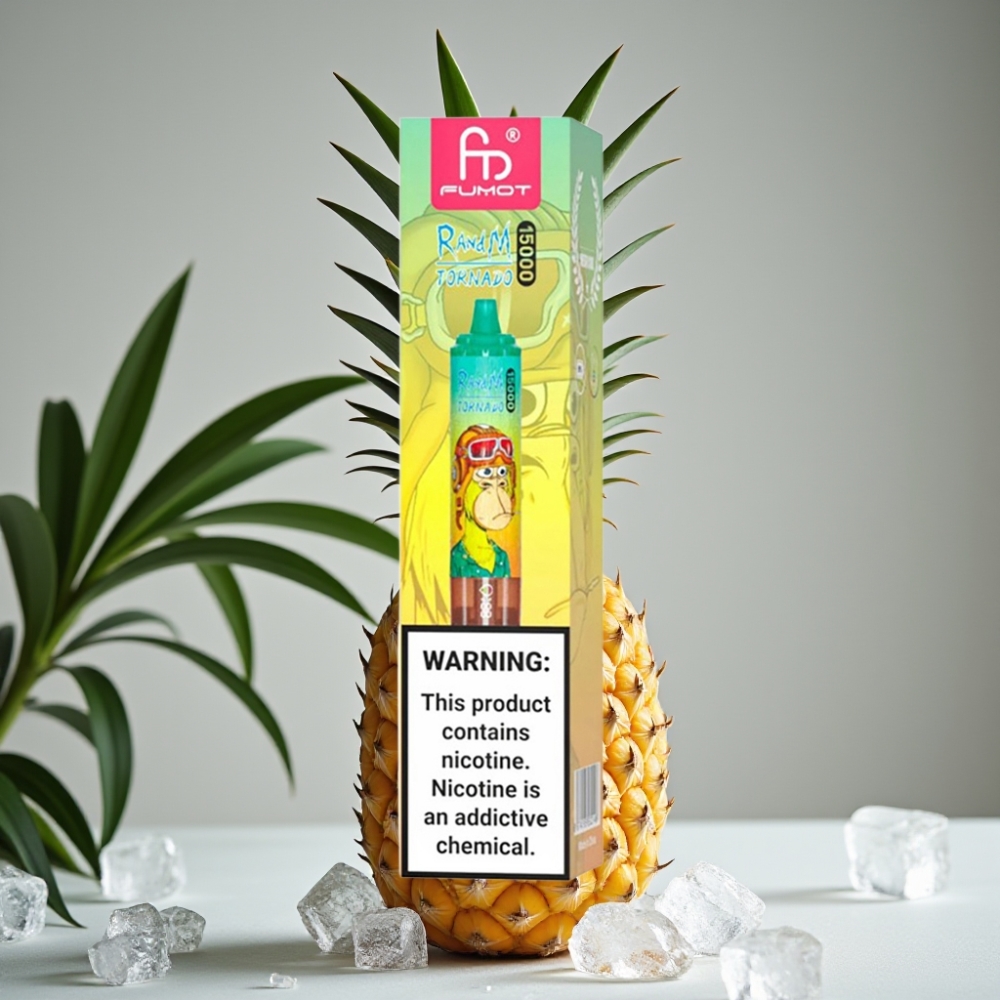 Fumot RandM Tornado 15000 Puffs Pineapple Ice 25ml 850mAh Mesh Coil