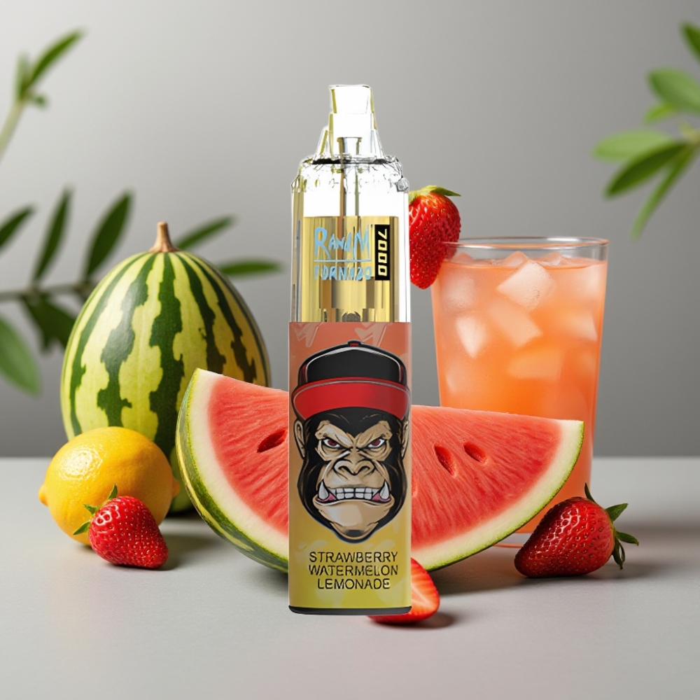 Fumot Tornado 7000 14ML 850MAH Mesh Coil Type-C RGB Aardbei Watermeloen Limonade