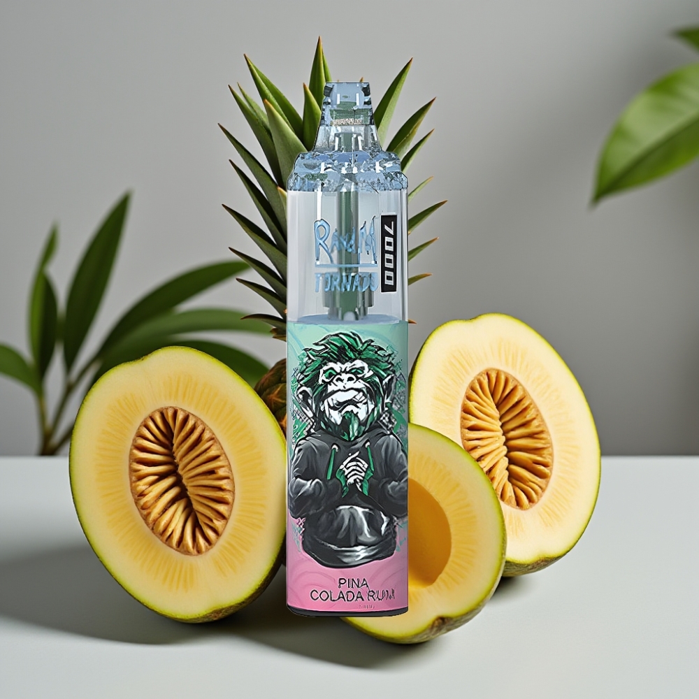 Fumot Tornado 7000 Disposable Vape Pina Colada Rum 14ML 850MAH Mesh Type-C RGB
