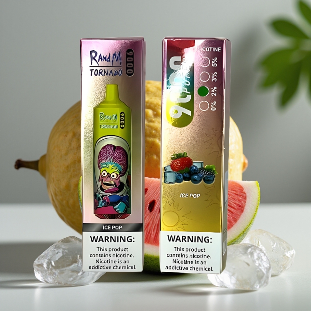 vape wholesale Suomi RandM Tornado 9000 Puffs 850 mAh 18 mL Mesh Coil Ice Pop
