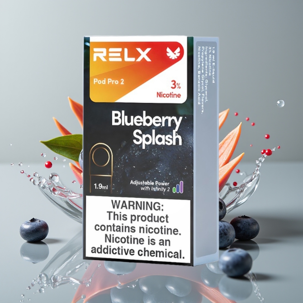 vape wholesale Suomi RELX Pod Pro 2 600 puff 3% nicotine 1.9ml Blauwe Bes