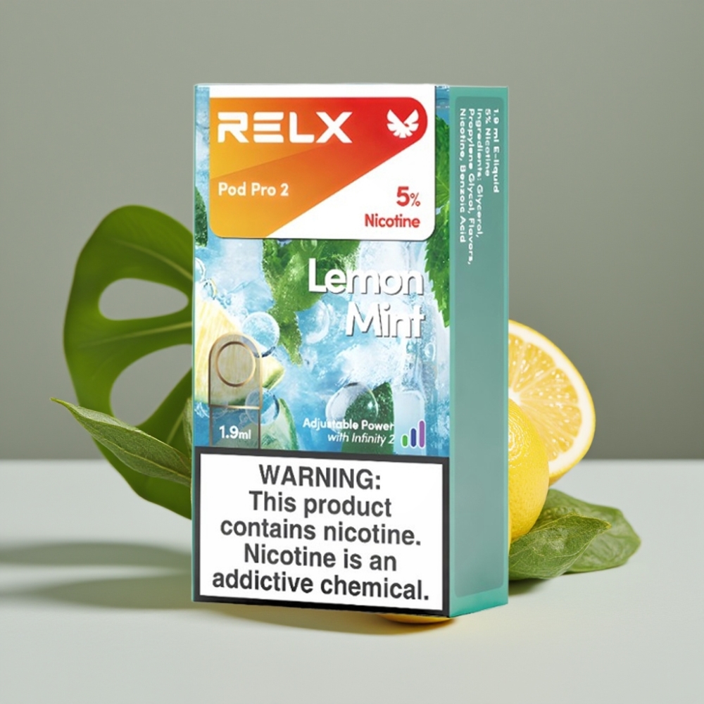 vape wholesale Suomi RELX Pod Pro 2 600 puffs 5% nicotine 1.9ml Citroen Munt