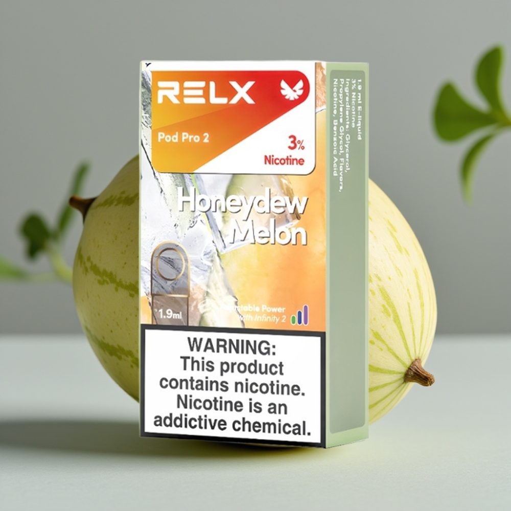 vape wholesale Suomi RELX Pod Pro 2 Honingmeloen 600 puffs 3% nicotine 1.9ml