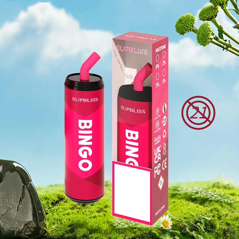 Fumot Price | jäädytetty cola 8X48Z468 9000 kertakäyttöinen vape kynä (1 kpl) - 18 ml Fumot Supbliss Bingo